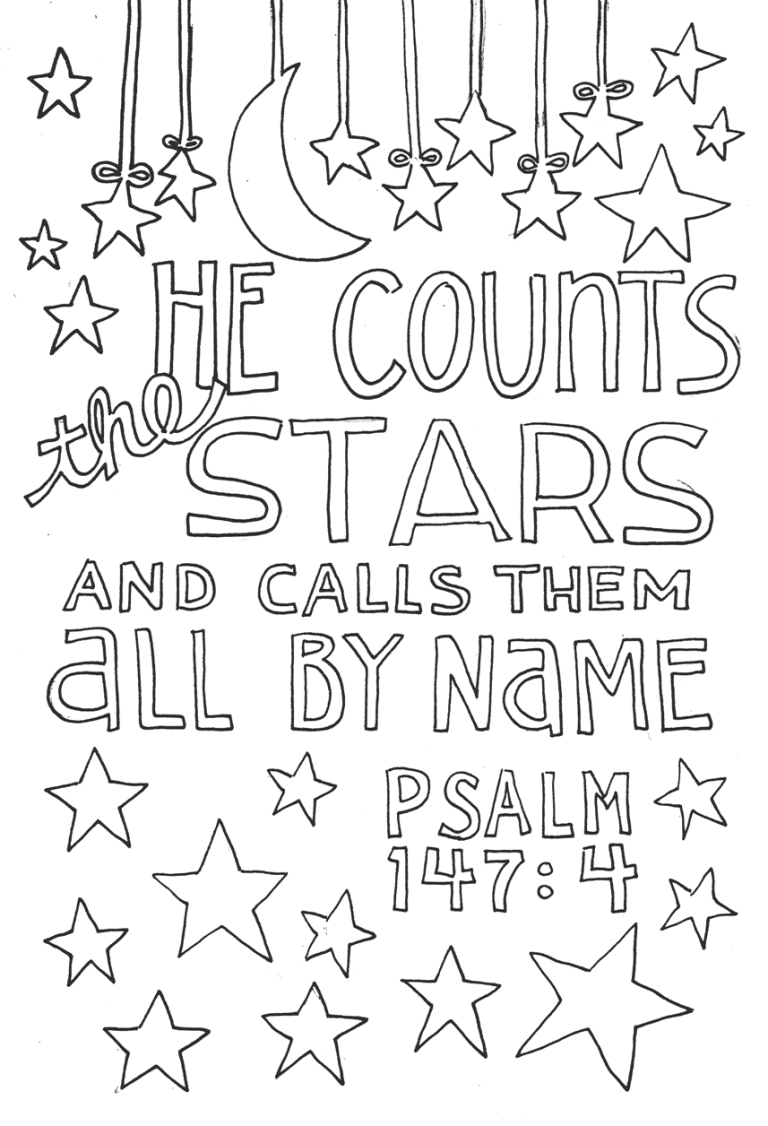 Children's Bible Coloring Sheets
