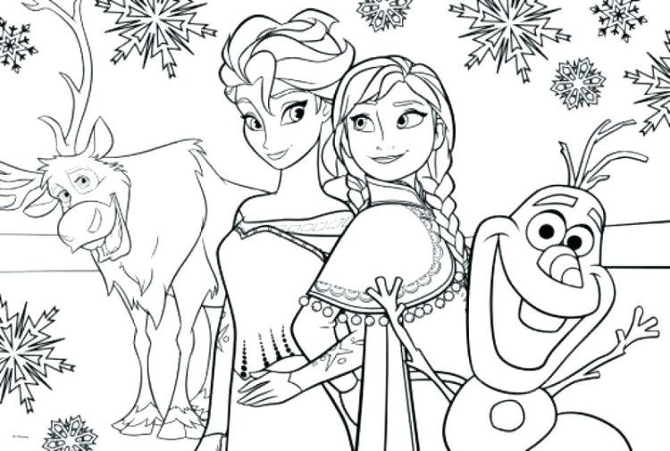Elsa Frozen Coloring Pages Free