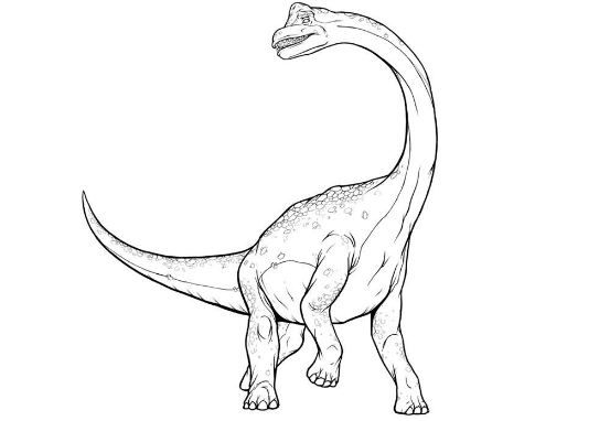 Jurassic World Brachiosaurus Coloring Pages