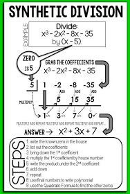 Algebra 2 Synthetic Division Worksheet Answers