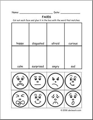 Printable Emotions Worksheet Pdf