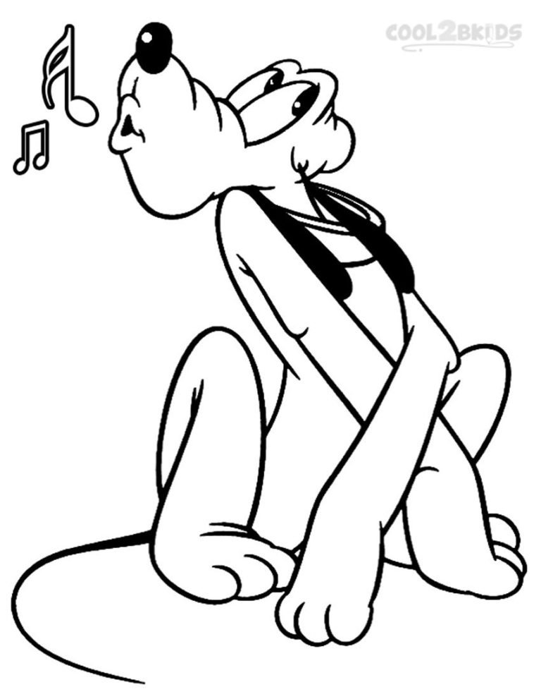 Pluto Coloring Pages Printable