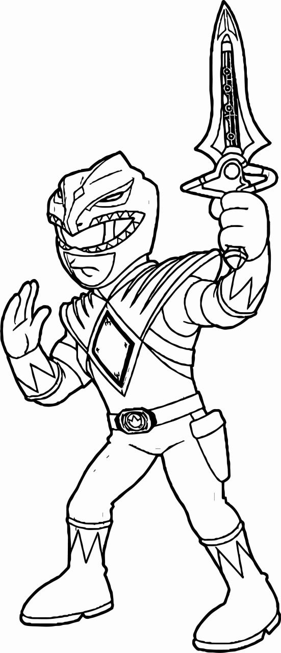Power Rangers Coloring Pages Mighty Morphin