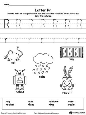 Free Printable Letter R Worksheets For Preschool