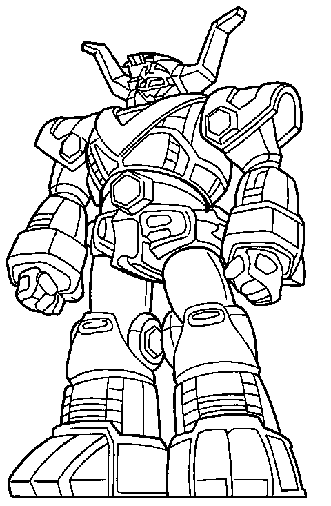 Power Rangers Coloring Pages Megazord