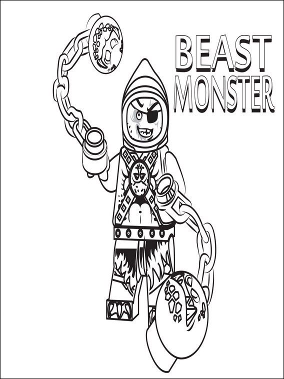 Monsters Nexo Knights Coloring Pages