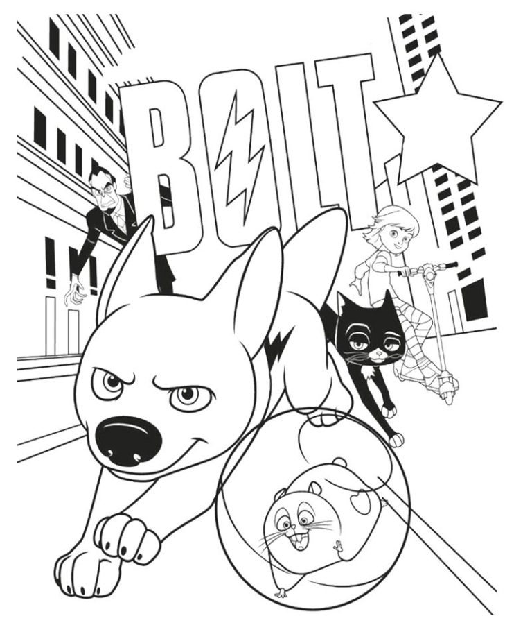 Baby Bolt Coloring Pages