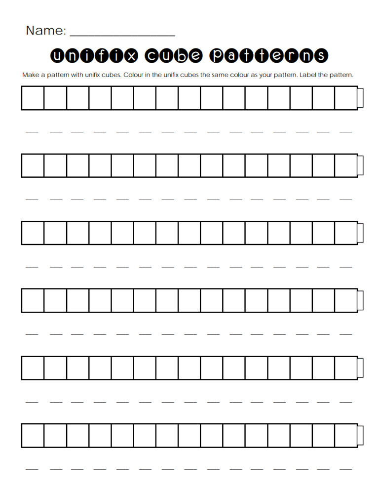 Grade 1 Number Patterns Worksheets Pdf