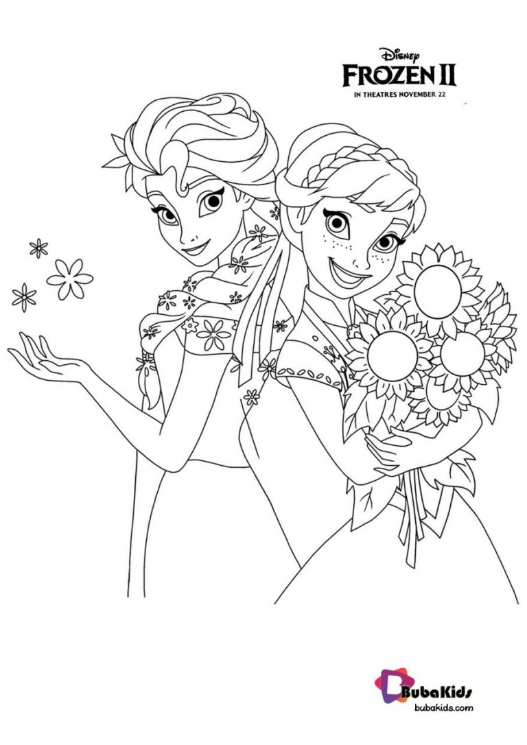 Frozen 2 Elsa Coloring Pages Printable