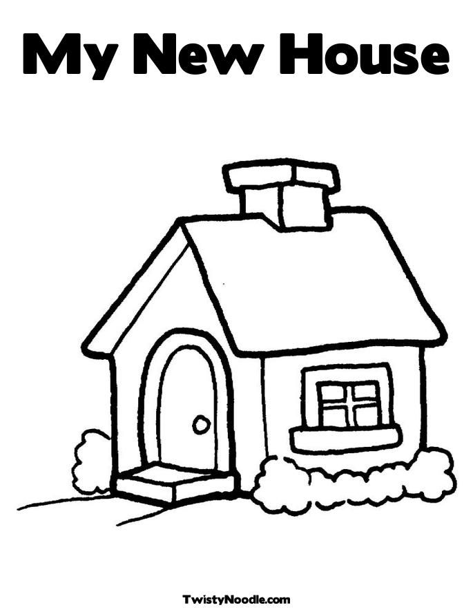 Home Coloring Pages For Kids