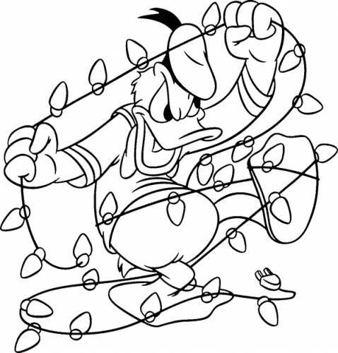 Christmas Coloring Pages For Kids Disney