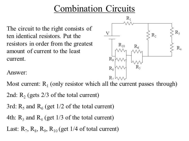 Parallel Circuits Worksheet Answers