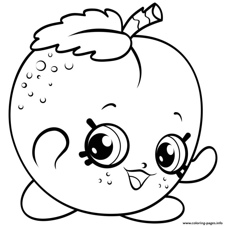 Shopkins Taco Coloring Pages