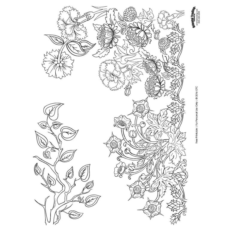 Oriental Trading Free Coloring Pages