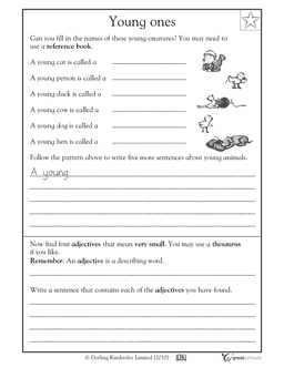 2nd Grade 3rd Grade Language Arts Worksheets