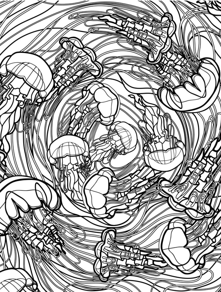 Realistic Underwater Coloring Pages