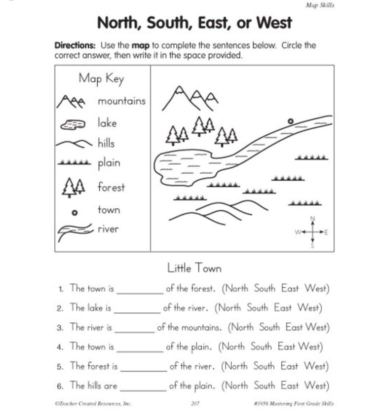 Social Studies Worksheets For 4th Grade Printable