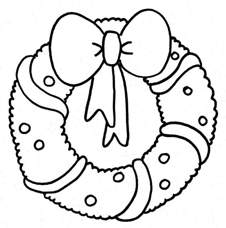 Christmas Colouring Pages For Kids Easy