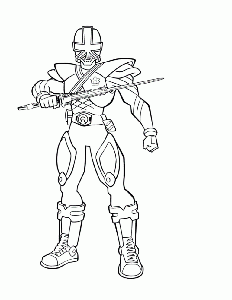 Power Rangers Coloring Pages For Kids