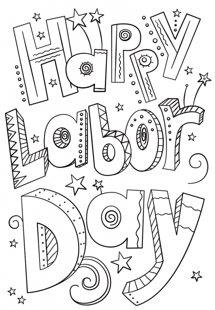 Labor Day Coloring Pages Pdf