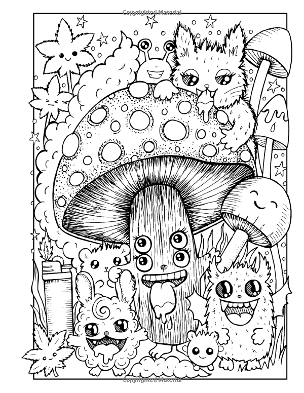 Creative Stoner Coloring Pages