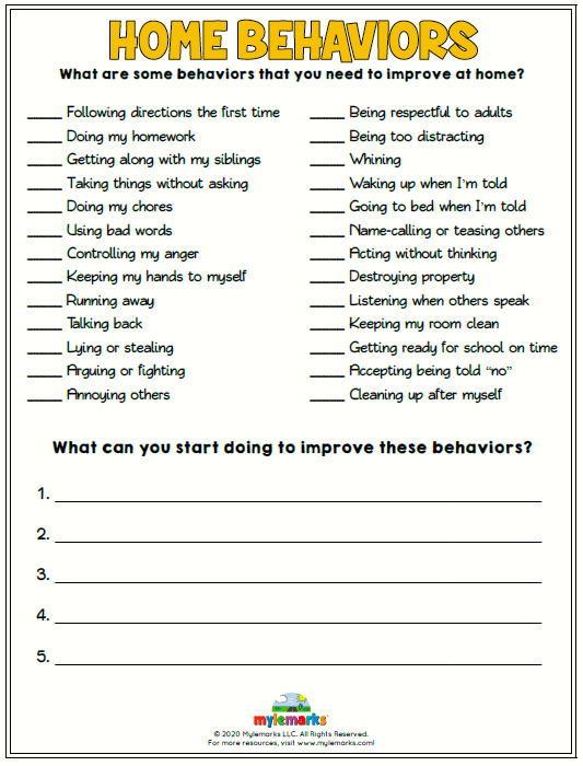 Coping Skills Worksheets For Youth Pdf