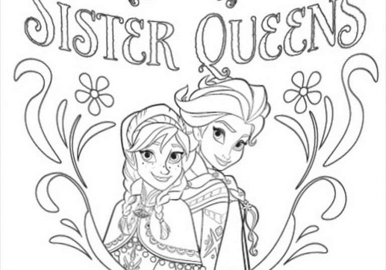 Printable Coloring Pages For Kids Frozen 2