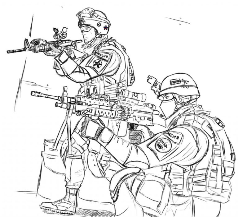 Soldier Coloring Pages To Print