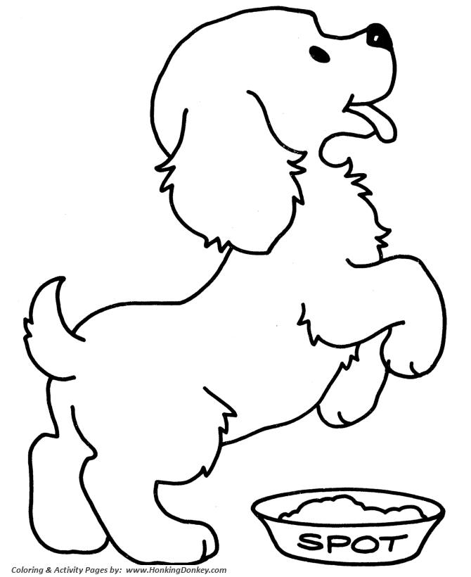 Puppy Printable Dog Coloring Pages