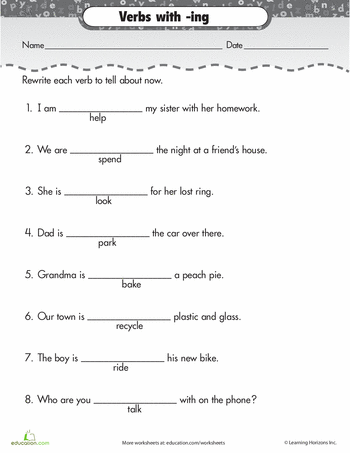 Std 1 English Noun Worksheet For Class 1