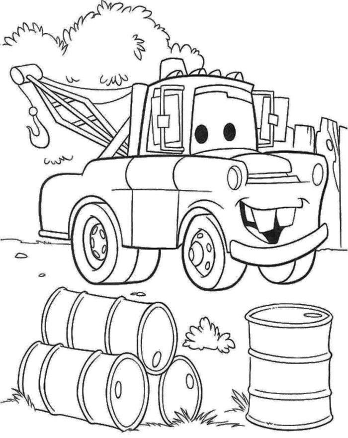 Tom The Tow Truck Coloring Pages