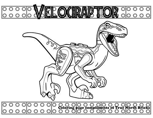 Lego Jurassic World Fallen Kingdom Coloring Pages