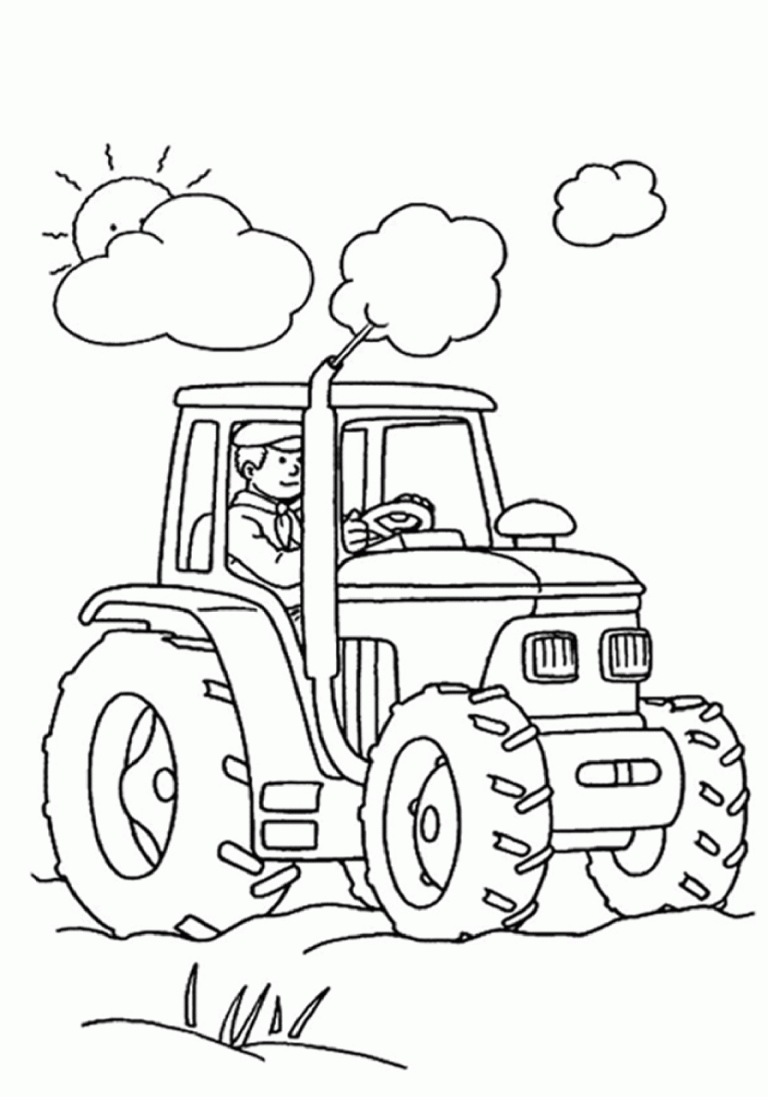 Tractor Coloring Pictures
