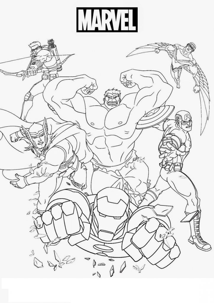 Marvel Coloring Sheets