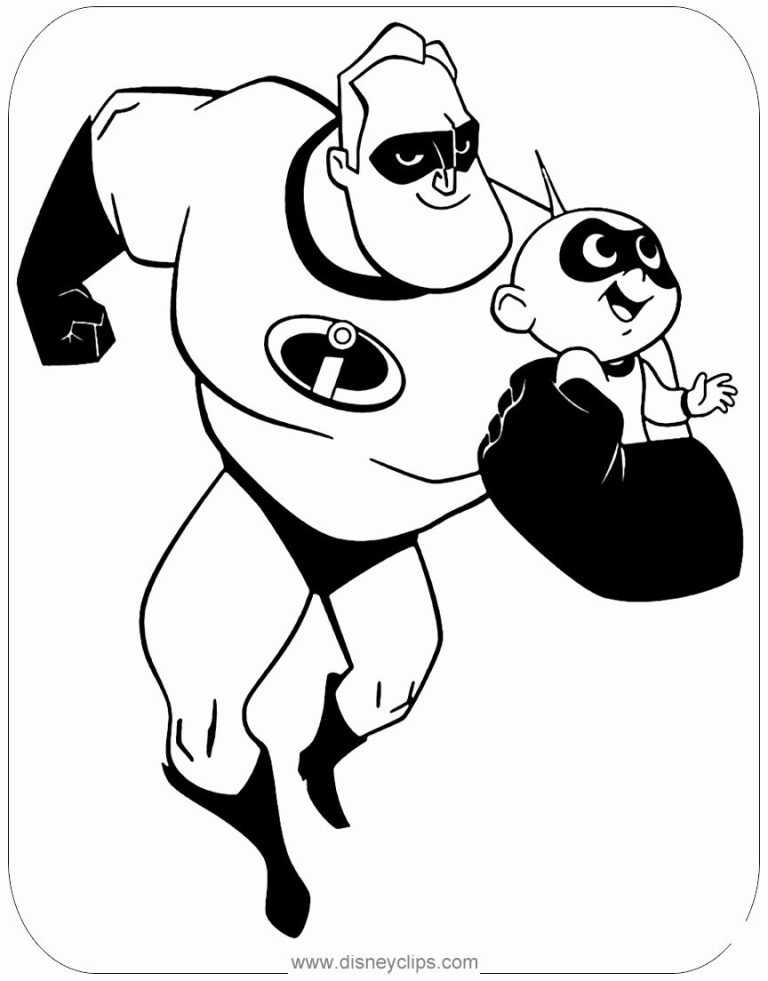 Incredibles Jack Jack Coloring Pages