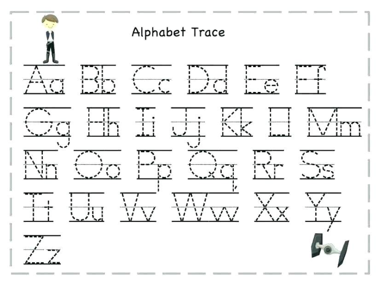 Letter Formation Alphabet Writing Practice Sheets For Preschoolers