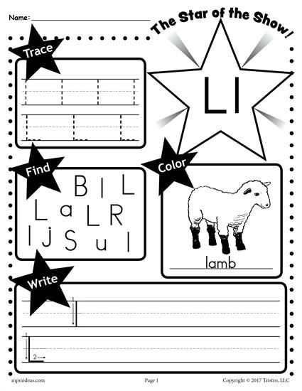 Free Printable Letter L Worksheets For Preschoolers