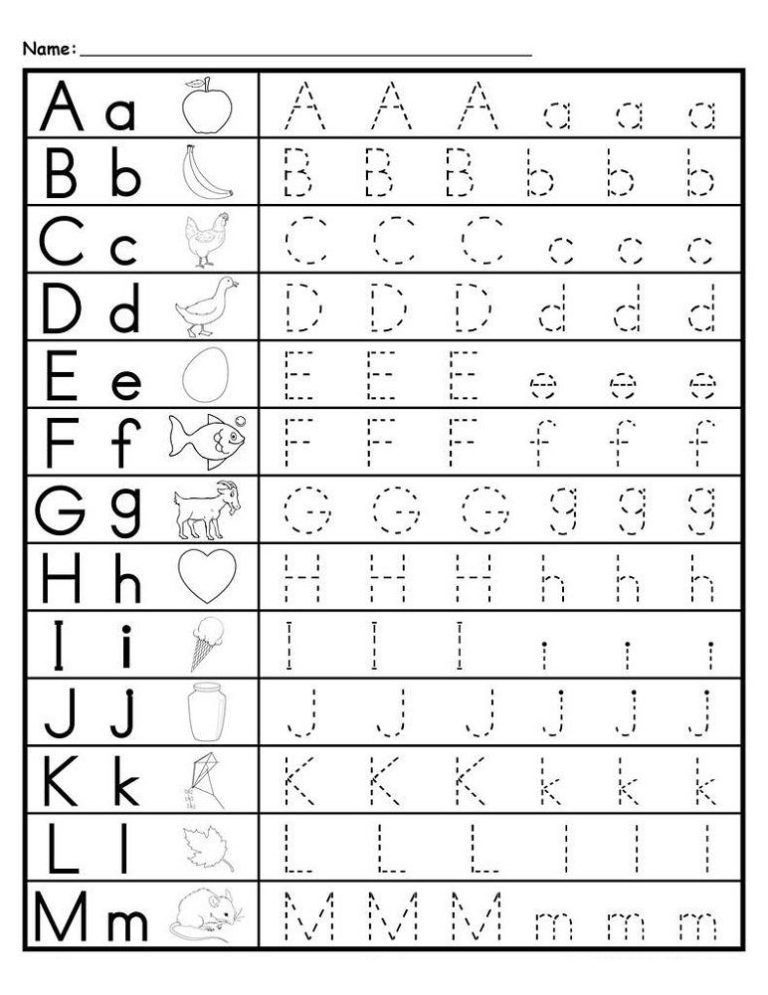 Free Abc Printables For Toddlers