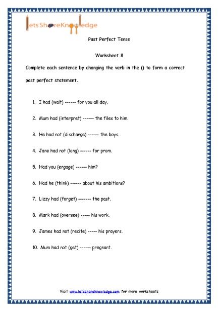 4th Grade Grade 4 English Worksheets Pdf