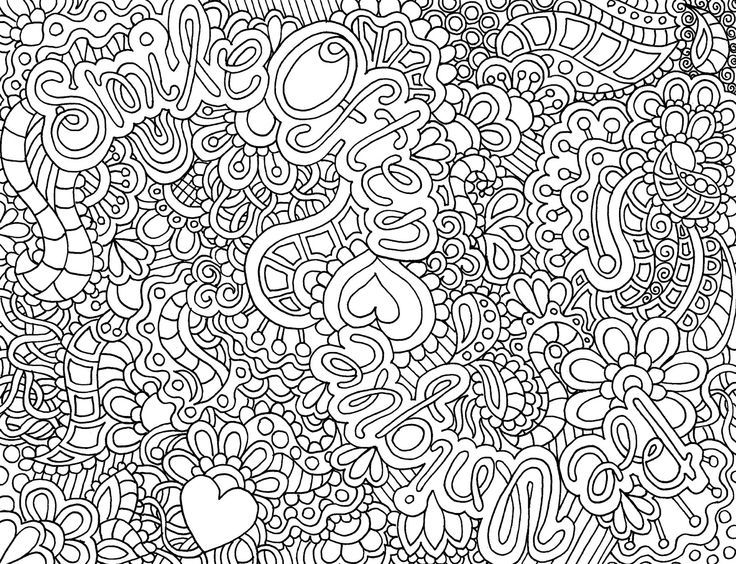 Difficult Coloring Pages Printable