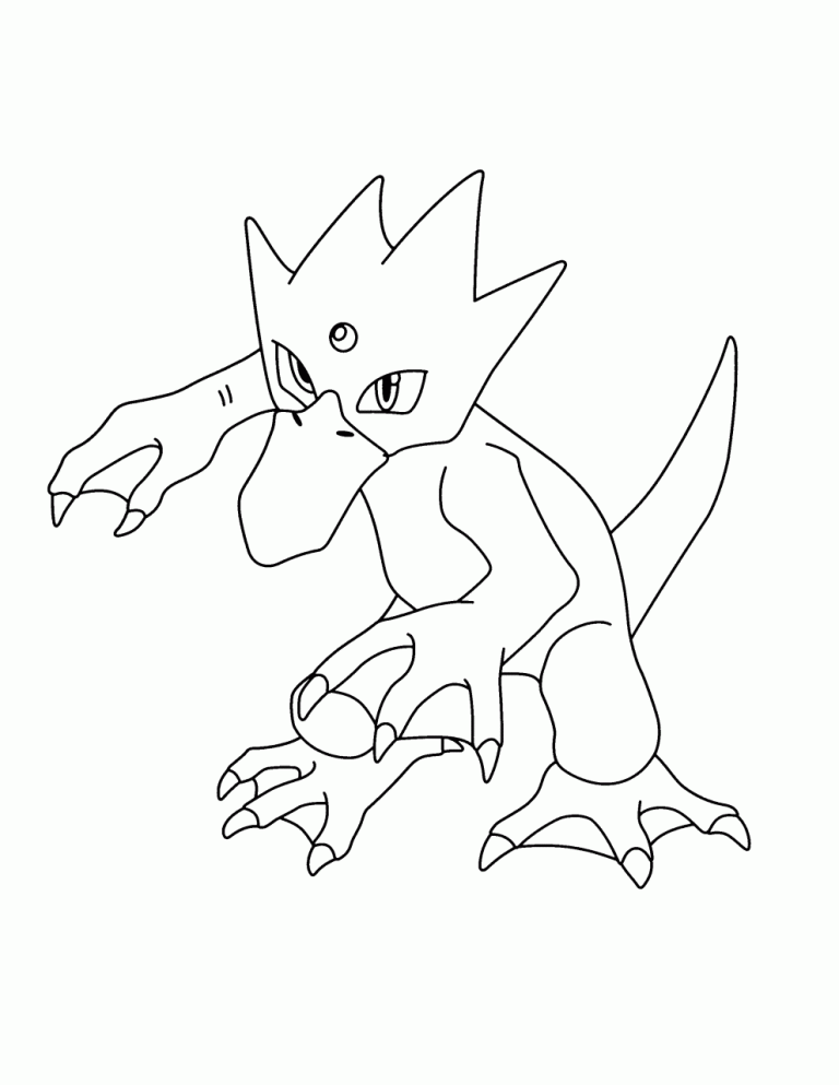 Shadow Mewtwo Coloring Page