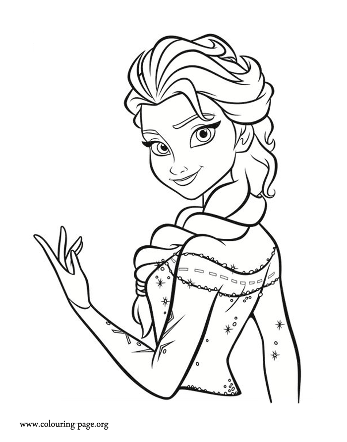 Full Size Frozen Coloring Pages Printable