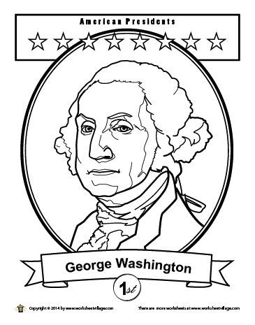 George Washington Coloring Page Free