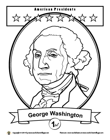 George Washington Coloring Page Printable
