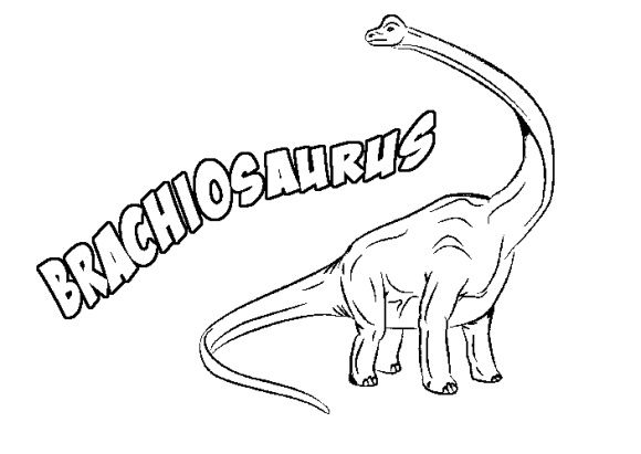 Brachiosaurus Coloring Pages Printable