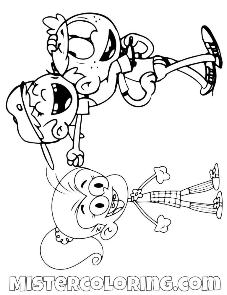 The Loud House Coloring Pages Luan