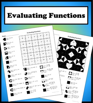Algebra 2 Evaluating Functions Worksheet Answers