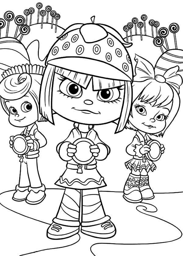 Wreck It Ralph 2 Princesses Coloring Pages