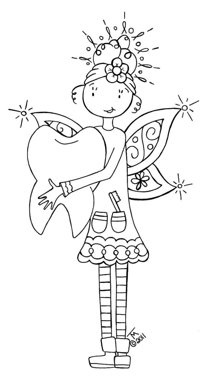 Tooth Fairy Pictures To Colour