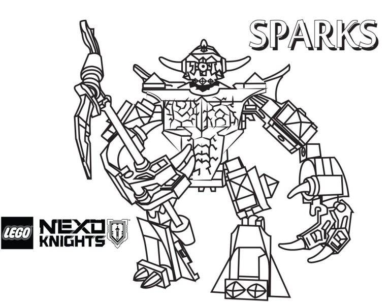 Clay Nexo Knights Coloring Pages